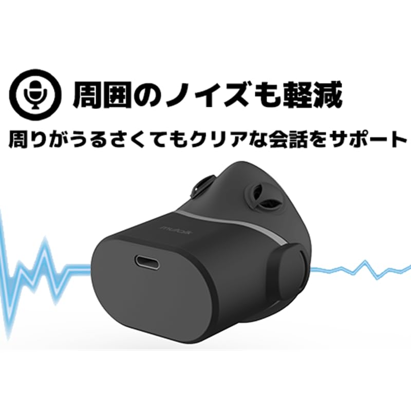 Shiftall mutalk 2 Wireless Soundproof Microphone SVP-OD2B Voice Suppression Japan