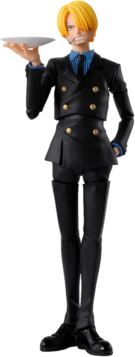 S.H.Figuarts One Piece Sanji Romance Dawn Action Figure 6.1in TAMASHII NATIONS