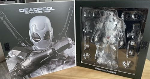Sentinel Fighting Armor Deadpool X-FORCE ver. Action Figure 165mm Marvel JAPAN USED