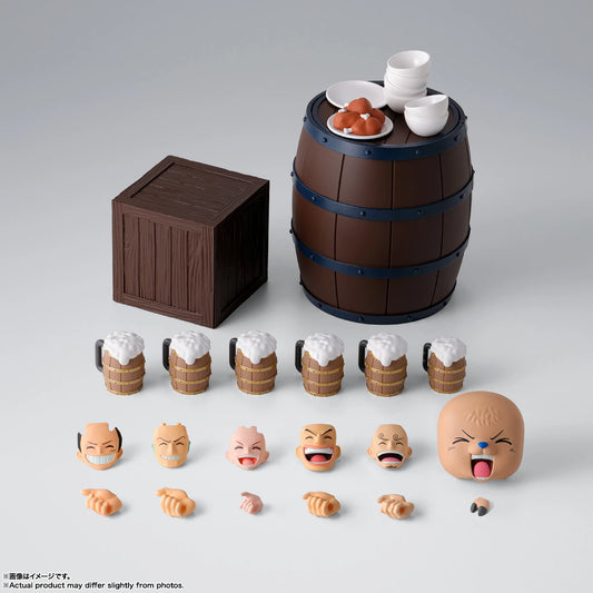 Bandai Spirits S.H.Figuarts ONE PIECE Banquet Set Straw Hat Crew Figure Accessories from Japan