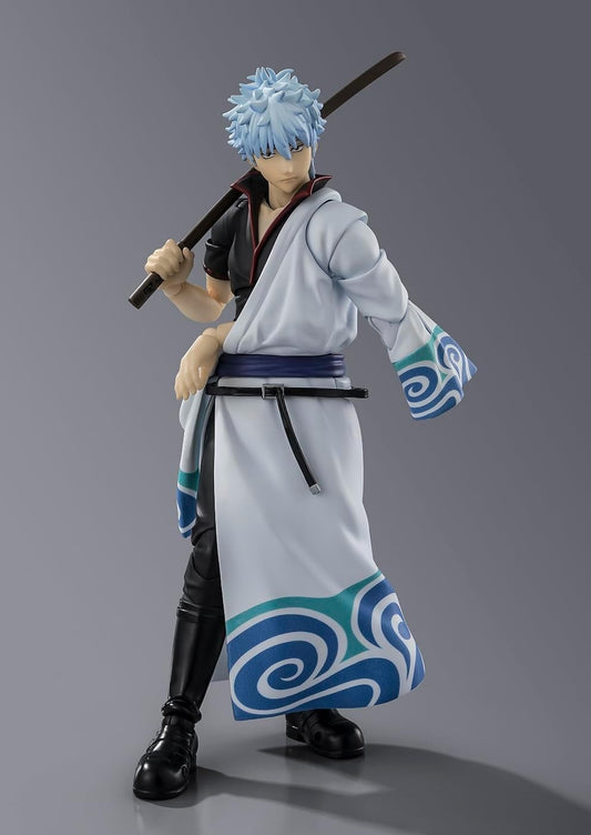 TAMASHII NATIONS S.H.Figuarts Gintoki Sakata Action Figure from Gintama Japan