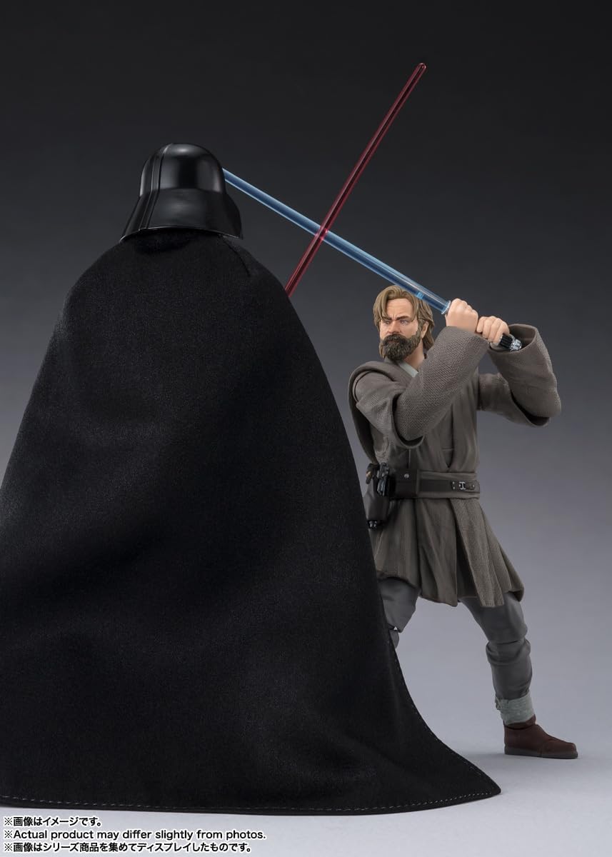 S.H.Figuarts STAR WARS Obi-Wan Kenobi, Darth Vader Action Figure 6.7 inch Height