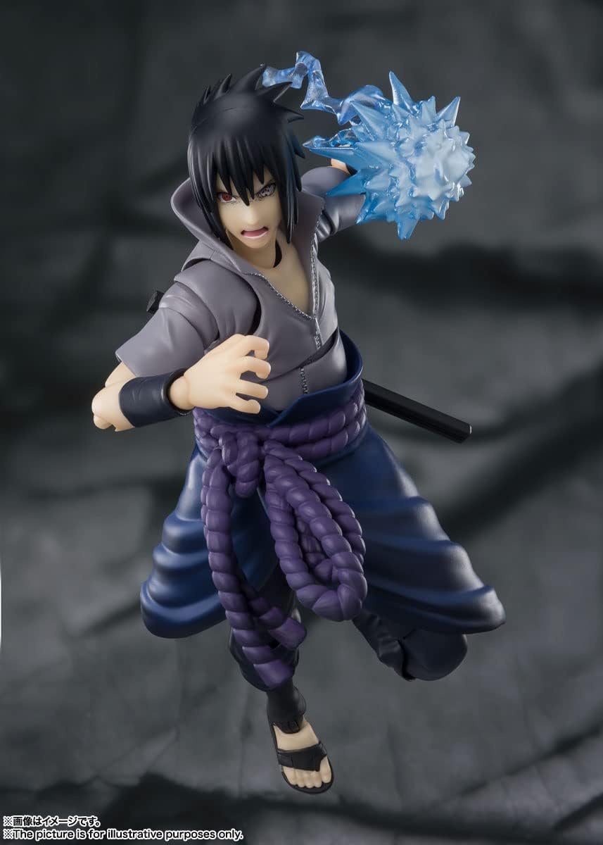 Naruto figure Sasuke Uchiha S.H.Figuarts He Who Bears All Hatred BANDAI