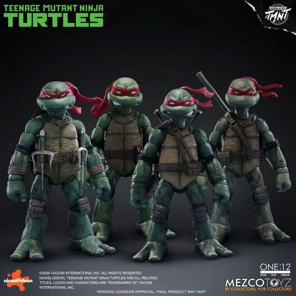 Mezco One:12 Collective TMNT Redux of the Original Ver. 1/12 Action Figure Box Set Jan 2027 from Japan