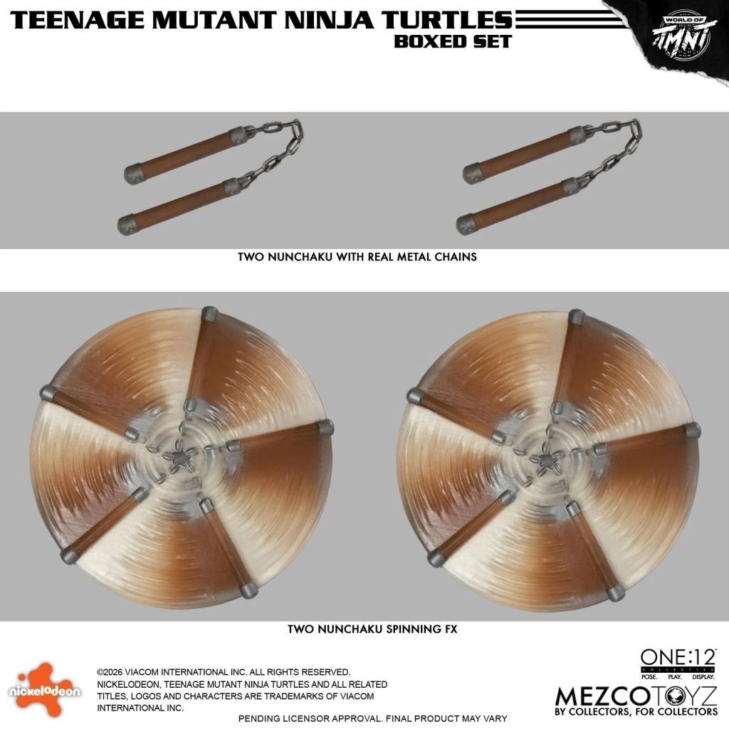 Mezco One:12 Collective TMNT Redux of the Original Ver. 1/12 Action Figure Box Set Jan 2027 from Japan