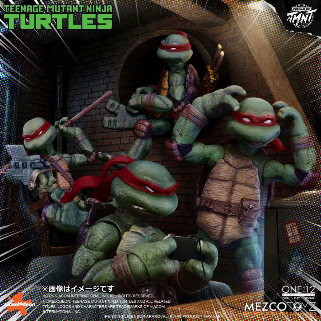 Mezco One:12 Collective TMNT Redux of the Original Ver. 1/12 Action Figure Box Set Jan 2027 from Japan
