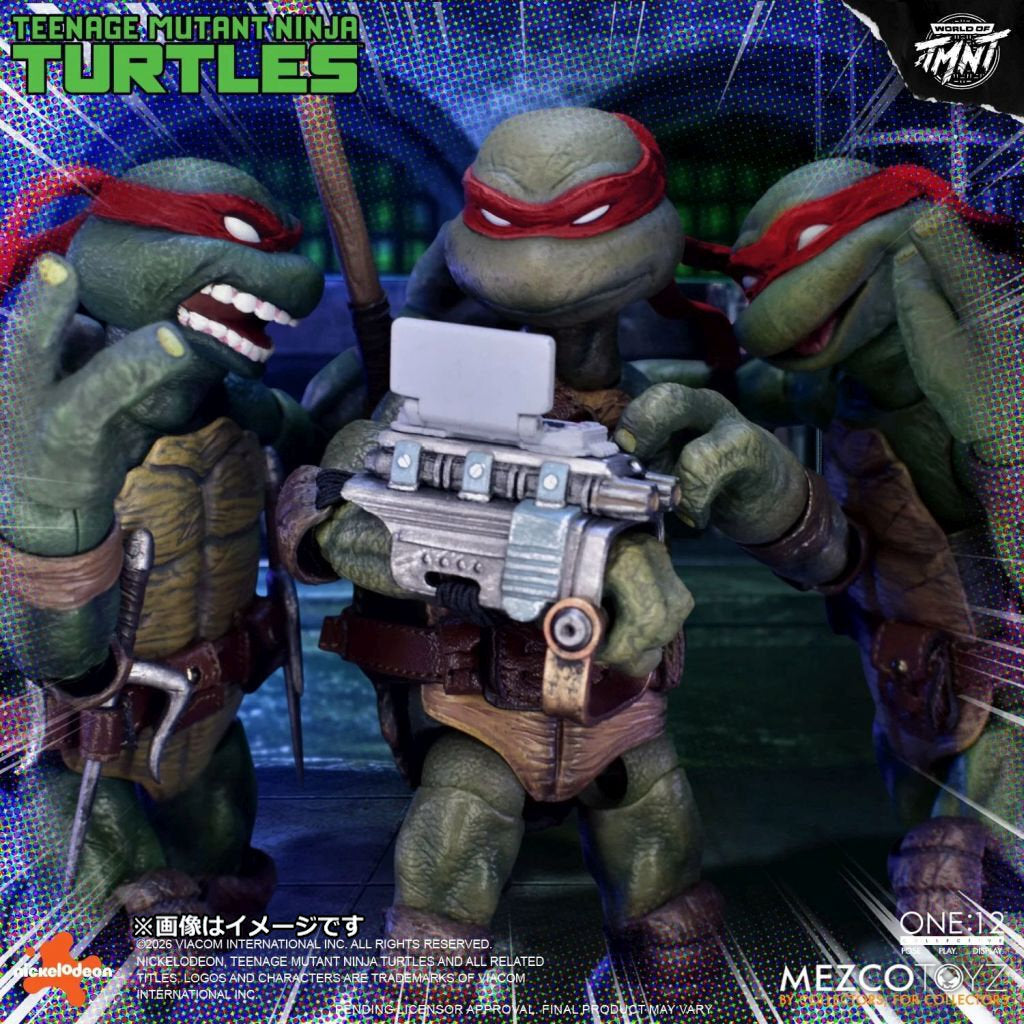 Mezco One:12 Collective TMNT Redux of the Original Ver. 1/12 Action Figure Box Set Jan 2027 from Japan