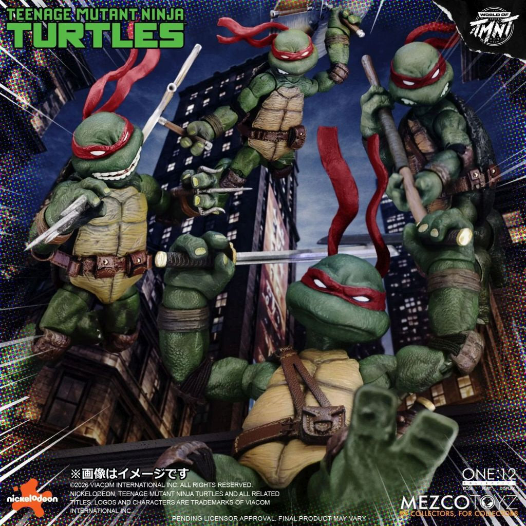 Mezco One:12 Collective TMNT Redux of the Original Ver. 1/12 Action Figure Box Set Jan 2027 from Japan