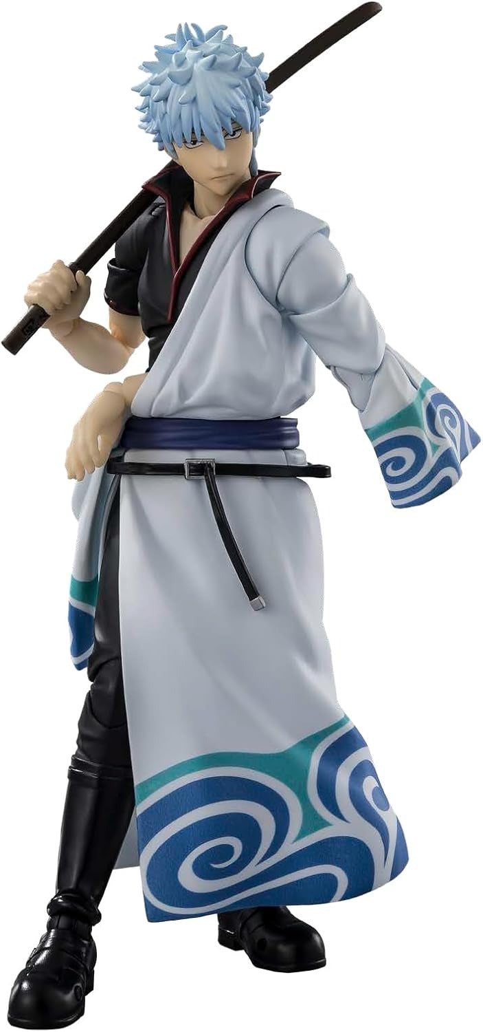 TAMASHII NATIONS S.H.Figuarts Gintoki Sakata Action Figure from Gintama Japan