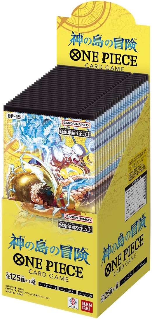 ONE PIECE Adventure on KAMI’s Island OP-15 OP15 Box Japanese Card Tape SEALED