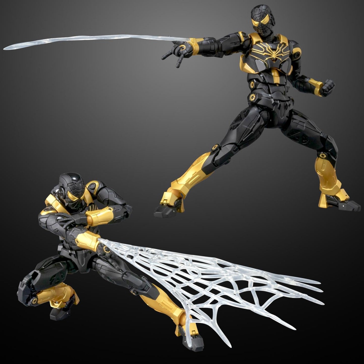 Sentinel Fighting Armor Iron Spider ONYX STEALTH TECH Ver Marvel Figure from Japan