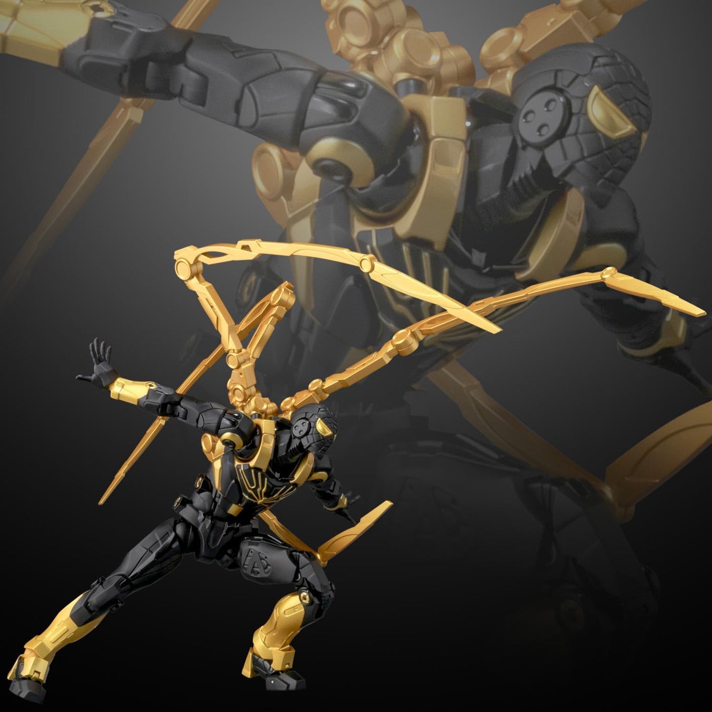 Sentinel Fighting Armor Iron Spider ONYX STEALTH TECH Ver Marvel Figure from Japan