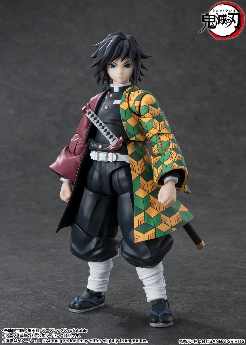 S.H.Figuarts Giyu Tomioka Demon Slayer Kimetsu no Yaiba Action Figure Reissue from Japan