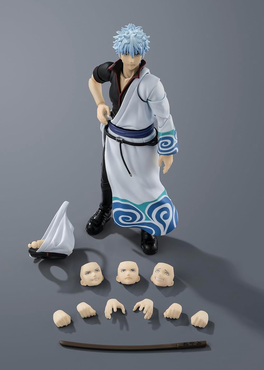 TAMASHII NATIONS S.H.Figuarts Gintoki Sakata Action Figure from Gintama Japan