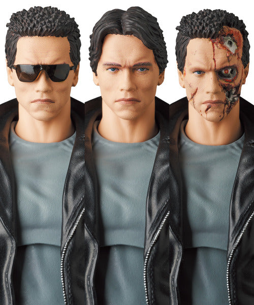 Mafex No.199 T-800 T2 Ver Terminator 2 Judgment Day Action Figure Medicom Toy