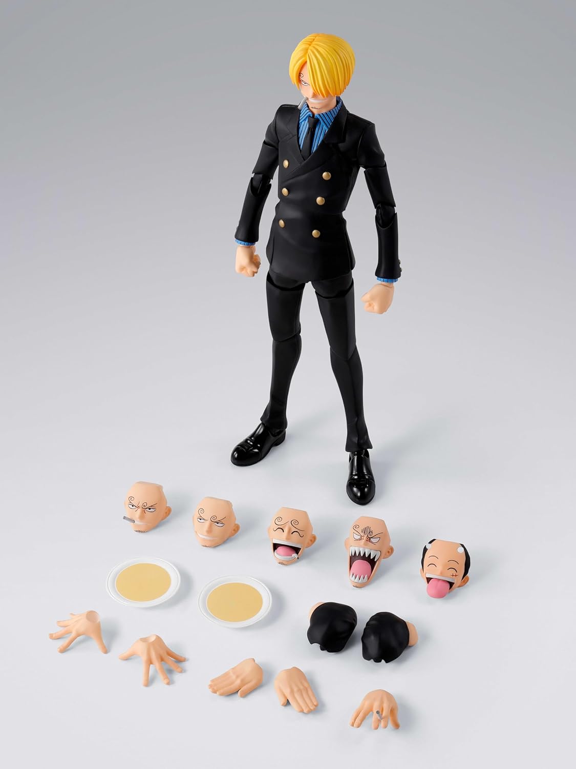 S.H.Figuarts One Piece Sanji Romance Dawn Action Figure 6.1in TAMASHII NATIONS