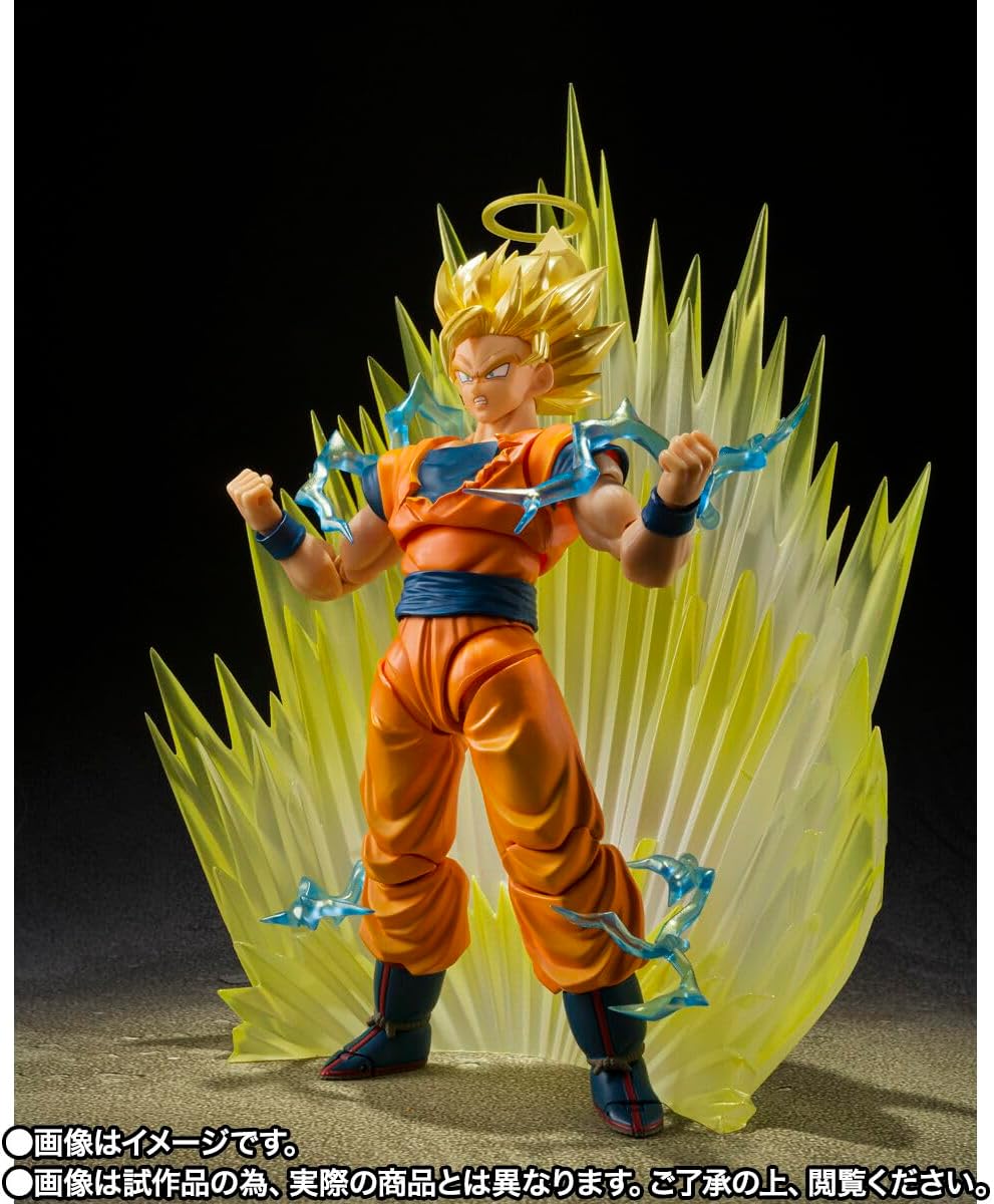Bandai S.H.Figuarts Super Saiyan 2 Son Goku Dragon Ball Z Action Figure Tamashii JAPAN