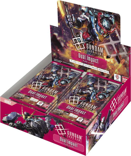 BANDAI Gundam Card Game Booster Box Dual Impact GD02 24 Packs Oct Release JAPAN