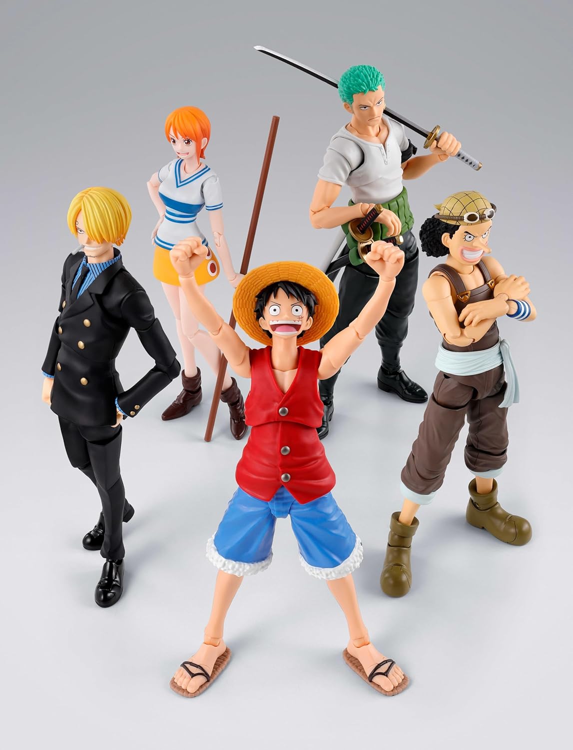 S.H.Figuarts One Piece Sanji Romance Dawn Action Figure 6.1in TAMASHII NATIONS