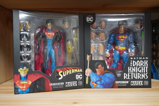 MAFEX No.161 SUPERMAN & No.219 ERADICATOR Figures Medicom Toy Set