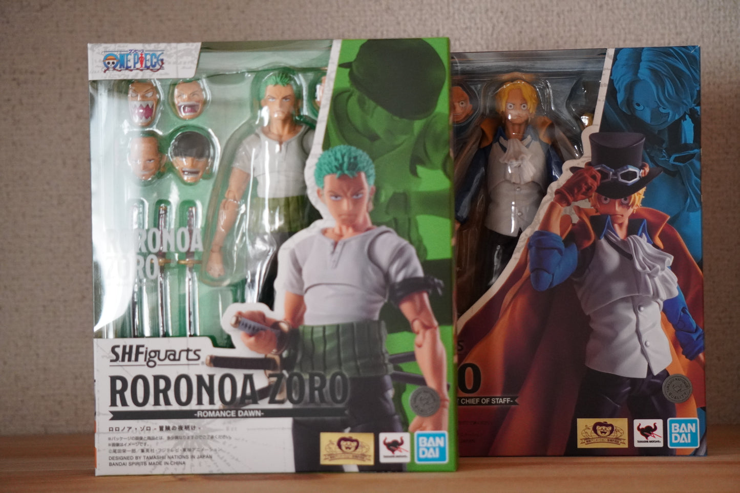 S.H.Figuarts One Piece Sabo & Zoro Romance Dawn Bandai TAMASHII NATIONS JAPAN