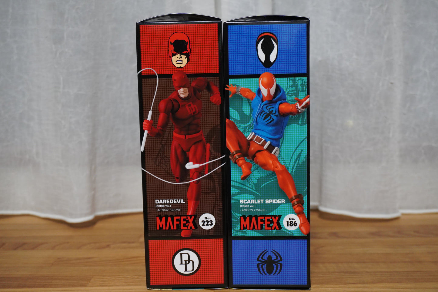 MAFEX No.223 Daredevil & No.186 Scarlet Spider (Comic Ver.) Medicom Toy Figure