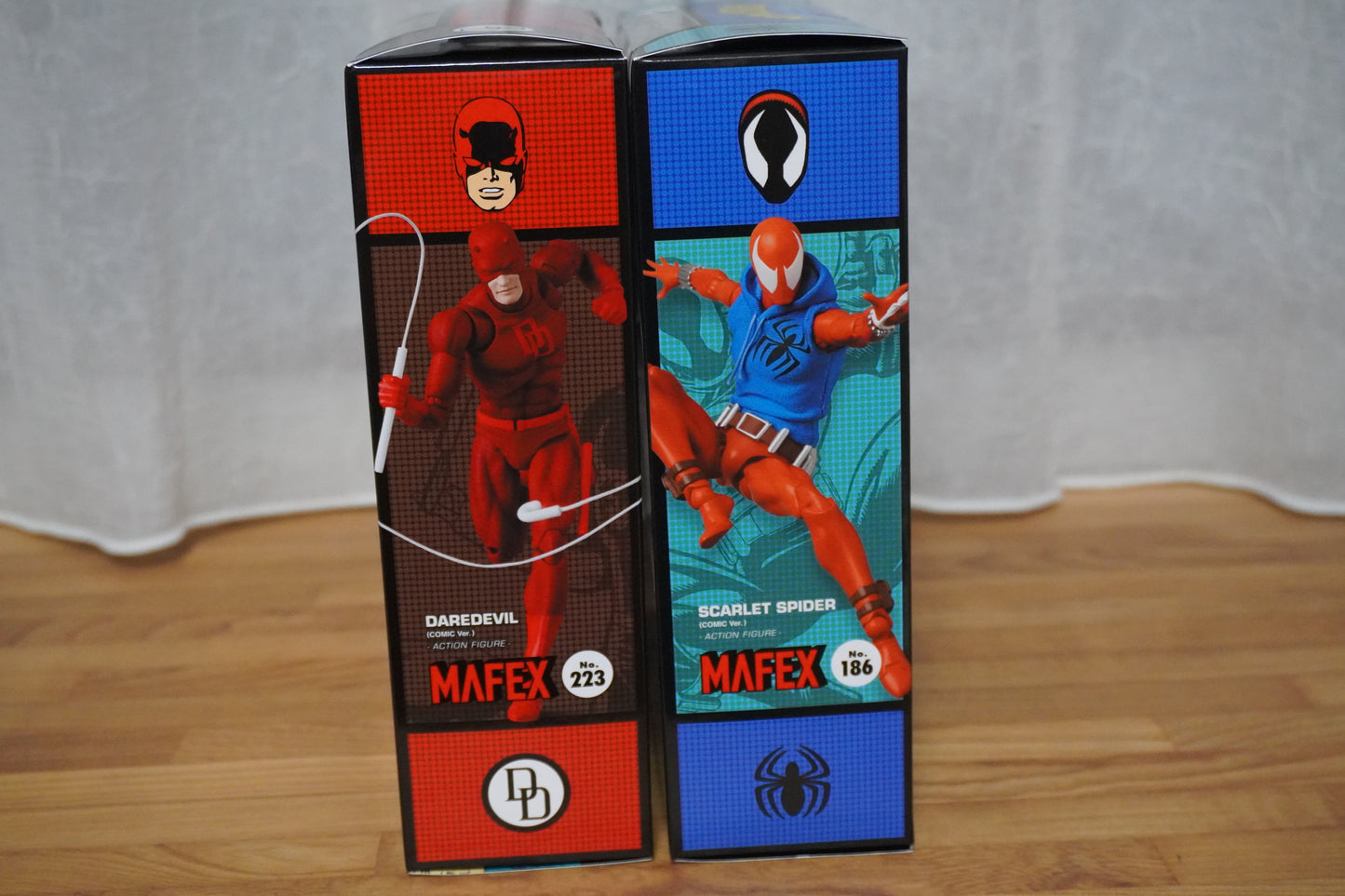 MAFEX No.223 Daredevil & No.186 Scarlet Spider (Comic Ver.) Medicom Toy Figure