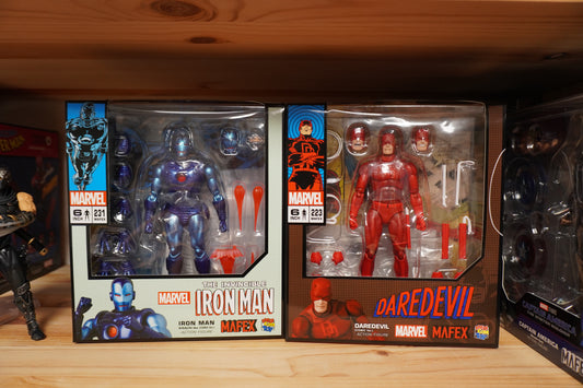 MAFEX IRON MAN Stealth Ver. No.231 & DAREDEVIL Comic Ver. No.223 Action Figure