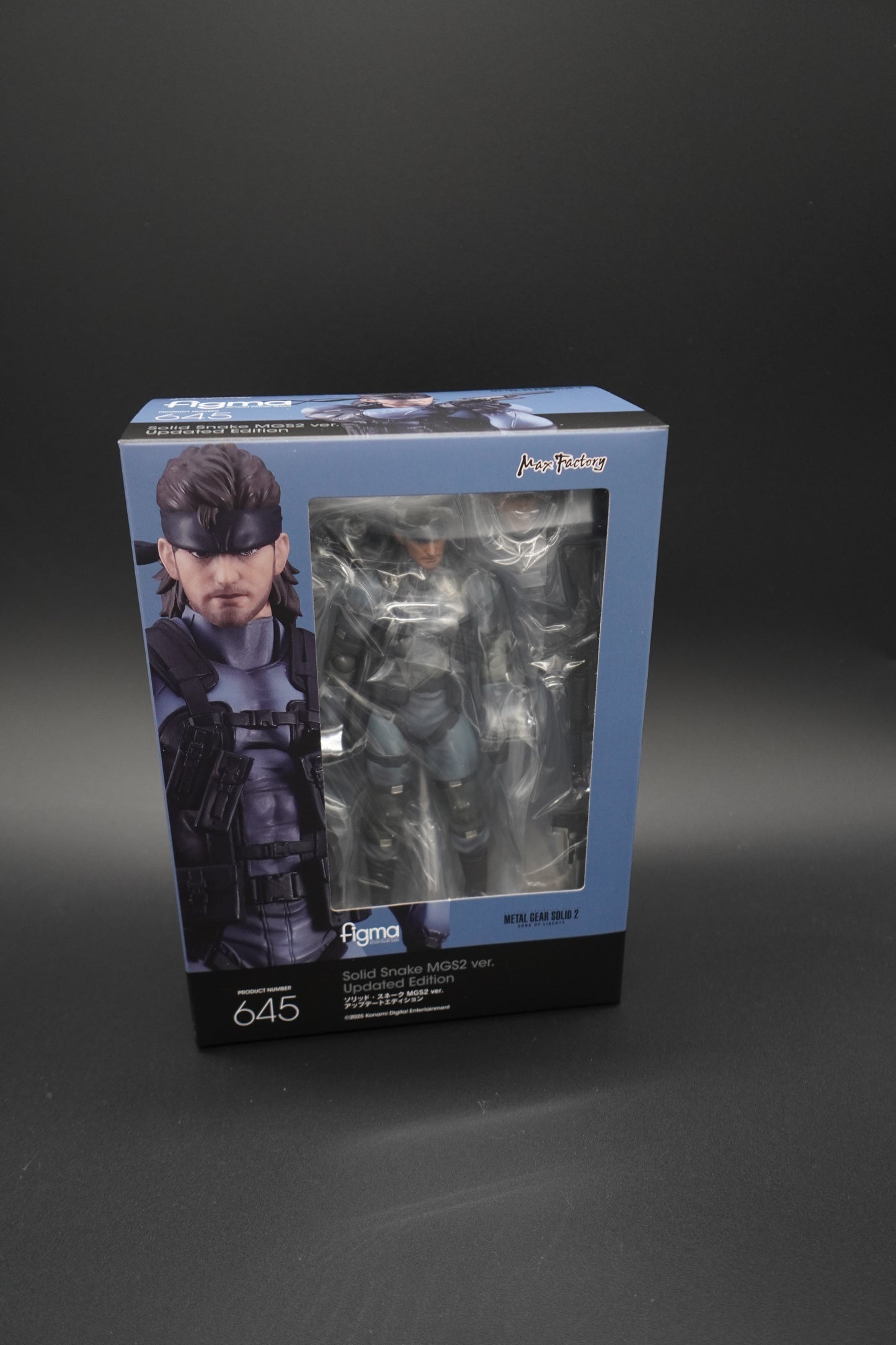 Figma Metal Gear Solid 2 Sons of Liberty Solid Snake MGS2 Ver Update Edition Figure