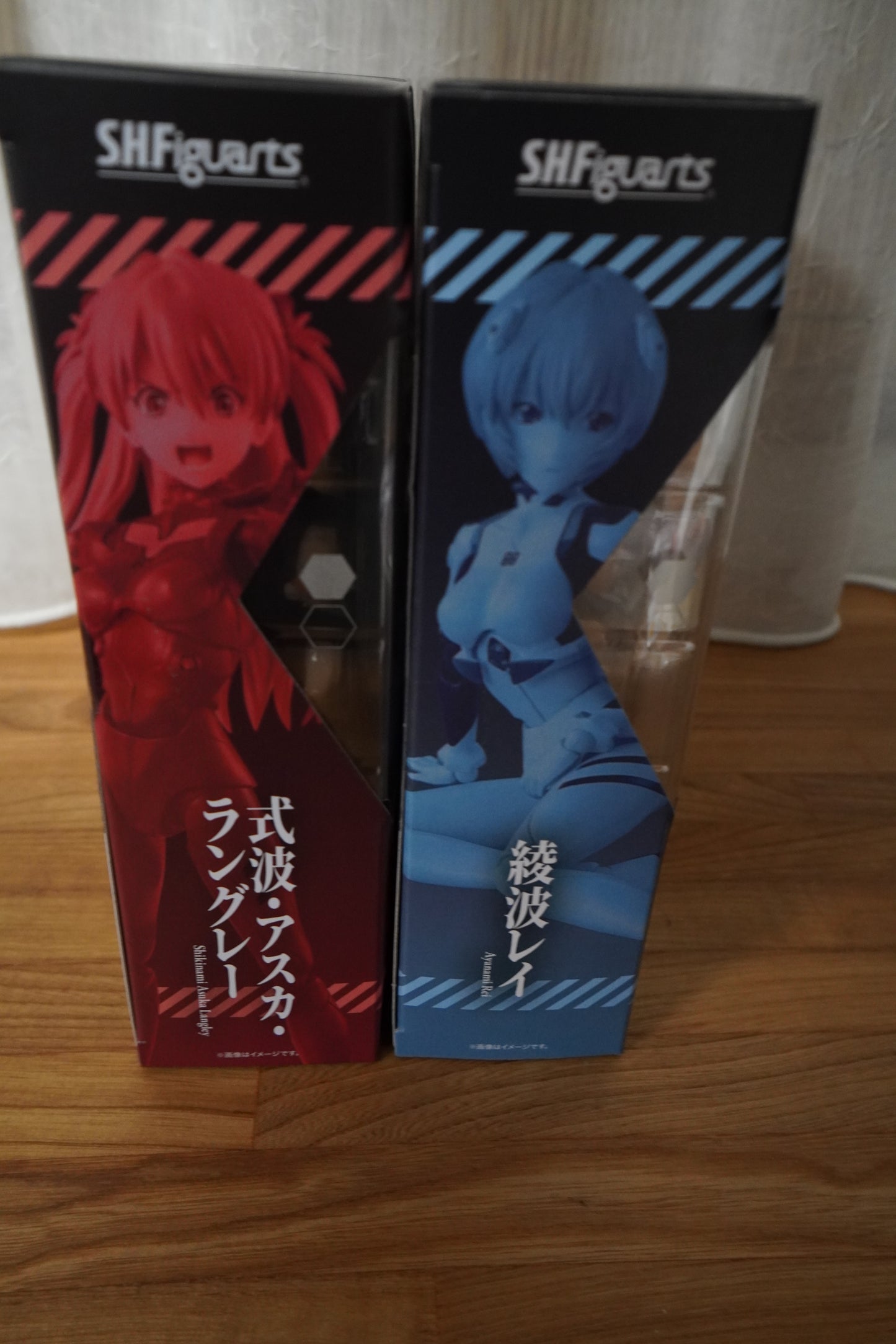 S.H.Figuarts Rei Ayanami & Shikinami Asuka Langley Evangelion 2-Set Bandai Japan