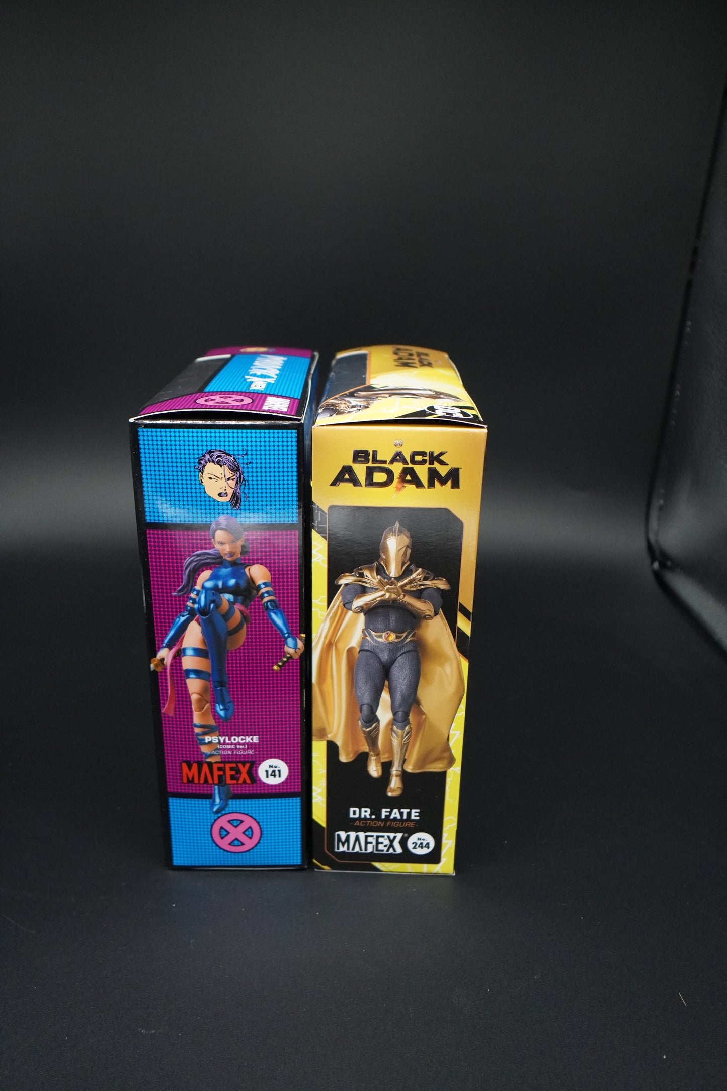 MAFEX No.244 Dr. Fate Figure + MAFEX No.141 Psylocke Comic Ver. Figure Set JAPAN