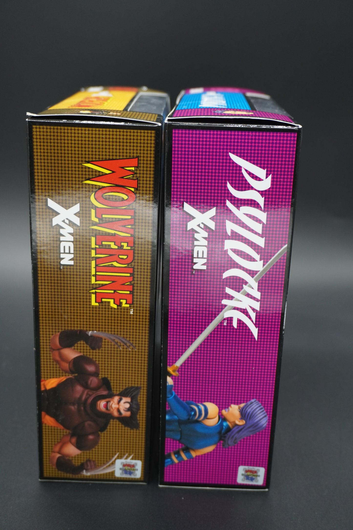 MAFEX No.138 Wolverine Brown Ver. + No.141 Psylocke Comic Ver. Figure Set JAPAN