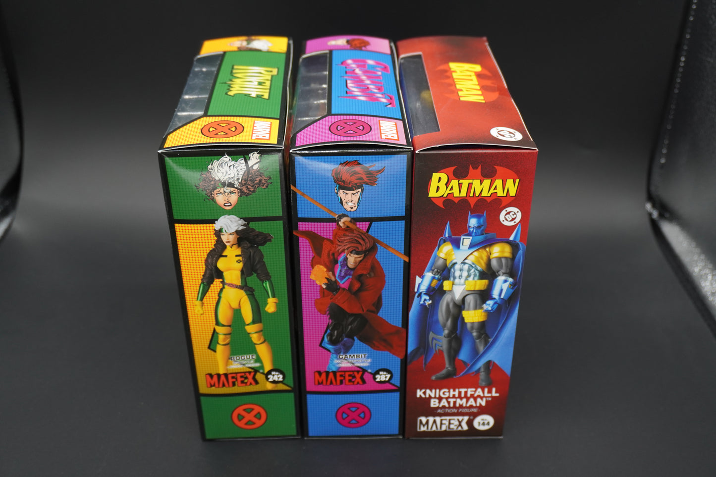 MAFEX Rogue No.242 Gambit No.287 Knightfall Batman No.144 Medicom Toy Figures