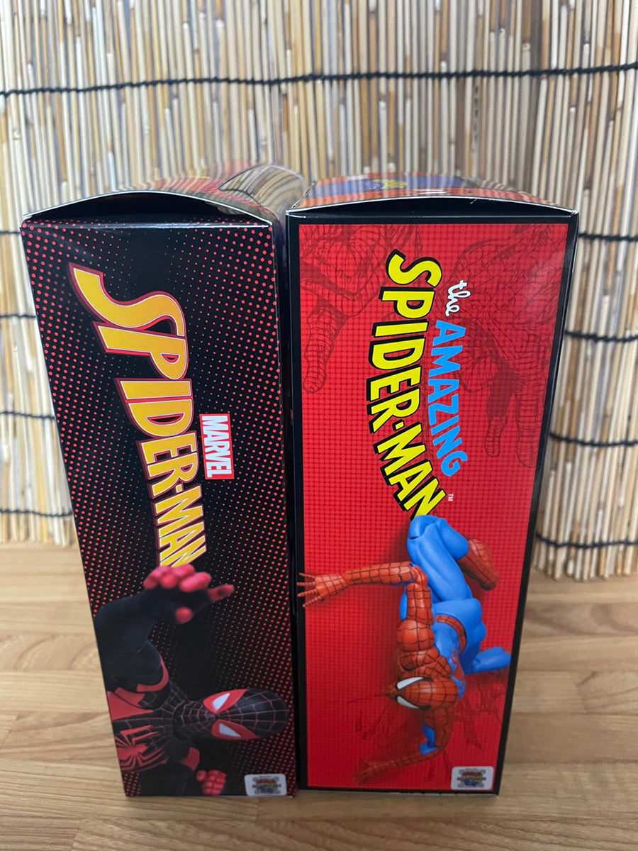 MAFEX SPIDER-MAN Miles Morales & Classic Ver. No.276 No.185 Figures MEDICOM TOY