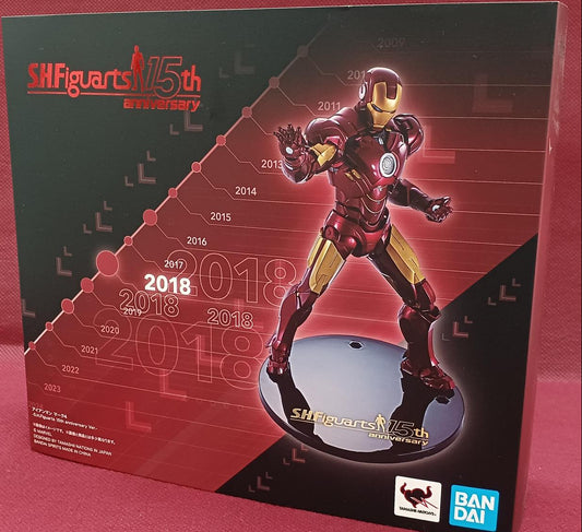 BANDAI S.H.Figuarts Iron Man Mark IV 15th Anniversary Ver. Action Figure USED