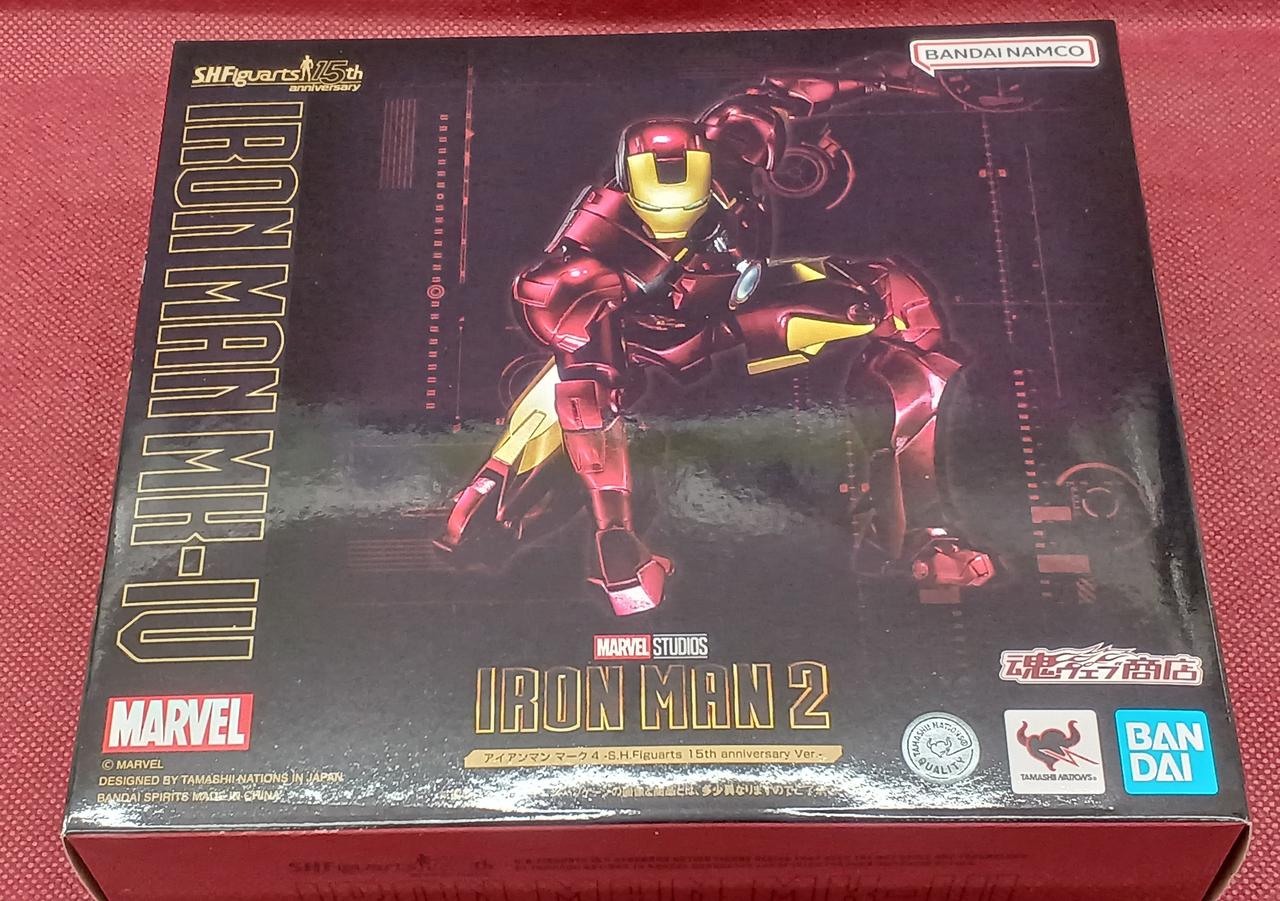 BANDAI S.H.Figuarts Iron Man Mark IV 15th Anniversary Ver. Action Figure USED