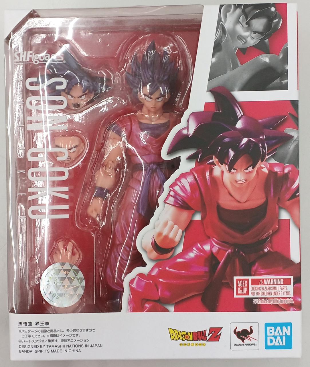 BANDAI Dragon Ball Z S.H.Figuarts Son Goku Kaio-Ken Action Figure USED