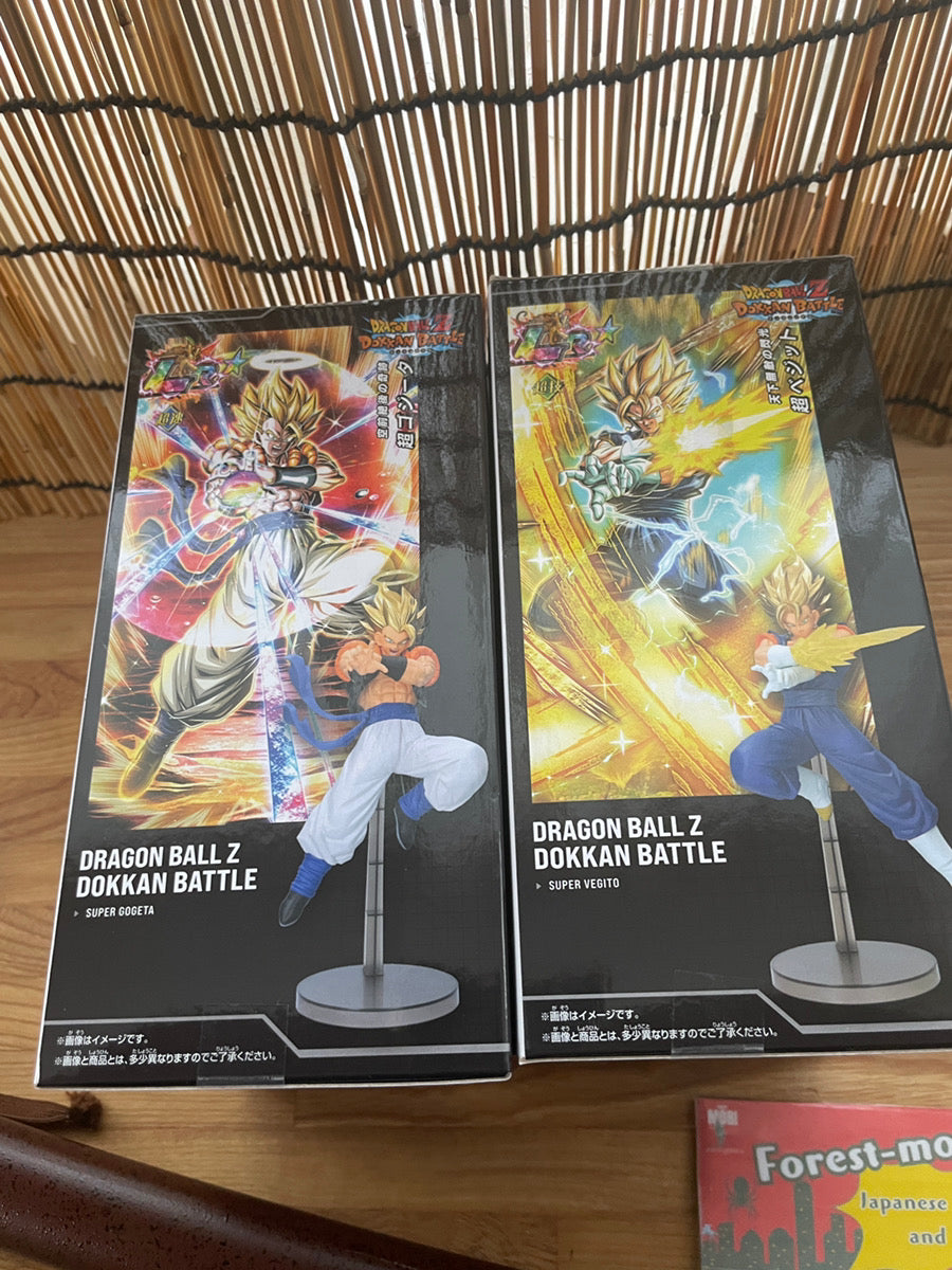 Dragon Ball Z Dokkan Battle Super Gogeta Super Vegito Figure 2 Set Banpresto JPN