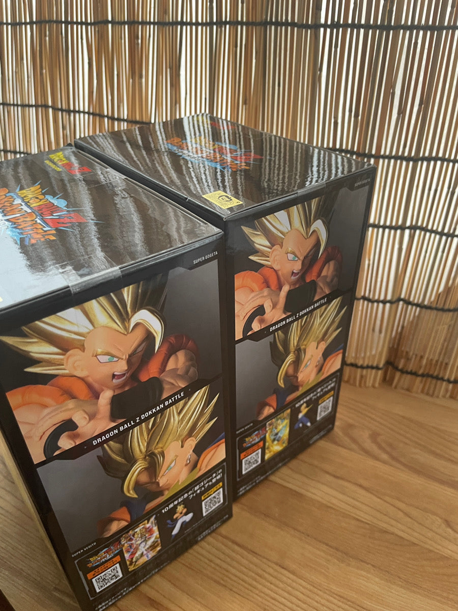 Dragon Ball Z Dokkan Battle Super Gogeta Super Vegito Figure 2 Set Banpresto JPN