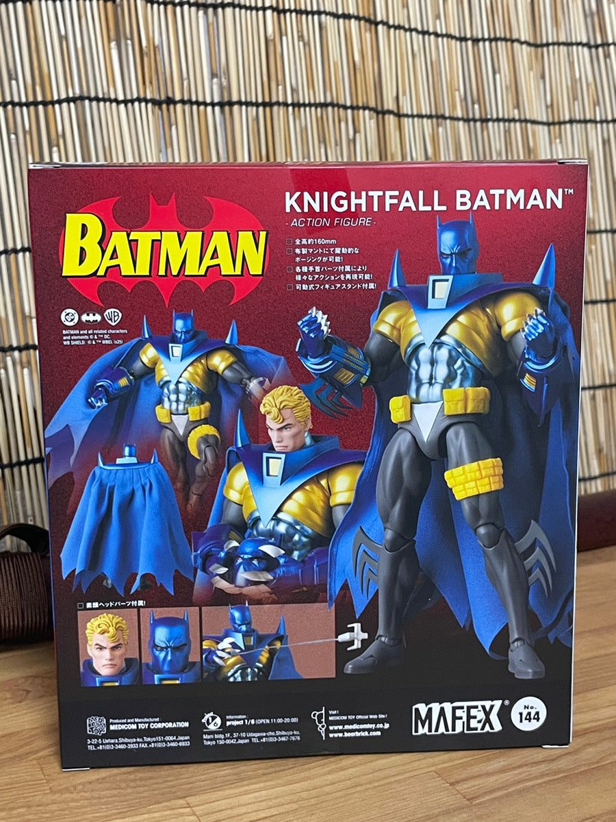MAFEX No.144 KNIGHTFALL BATMAN Action Figure Medicom Toy Reissue Nov 2025