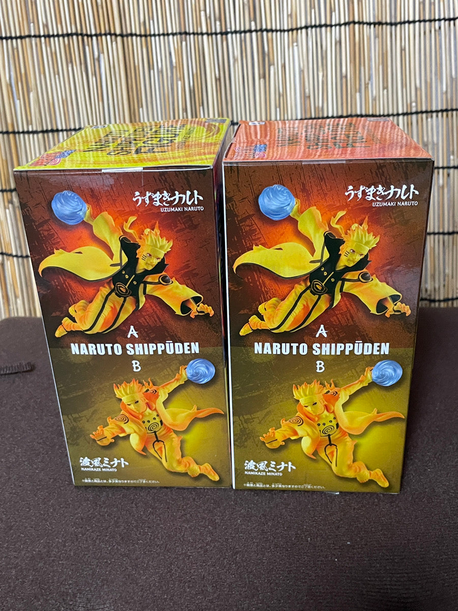 Naruto GiGO Limited Figure Uzumaki Naruto Namikaze Minato Set from Japan