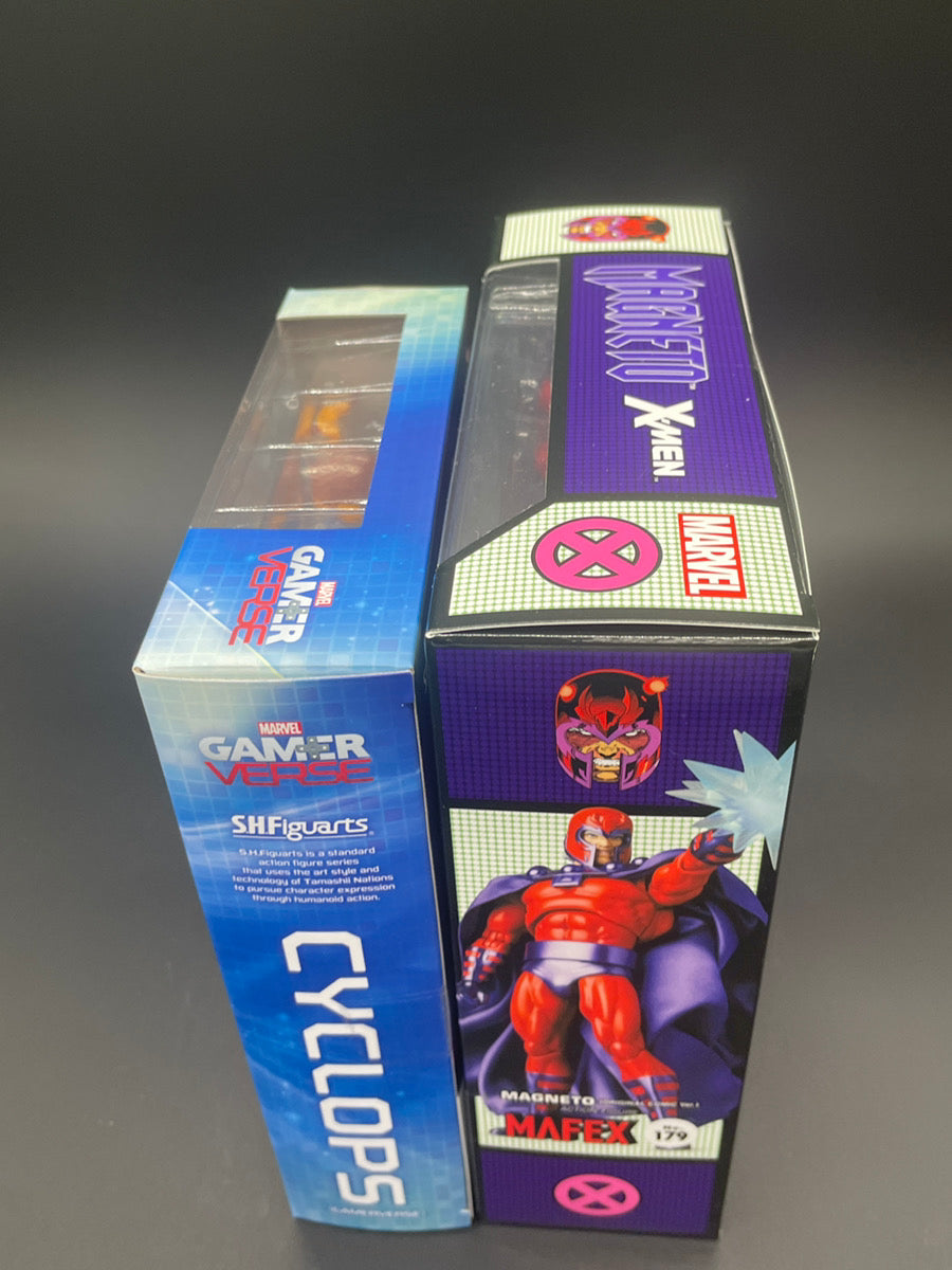 MAFEX No.179 Magneto Original Comic Ver & SHF Marvel Cyclops Gamerverse JAPAN