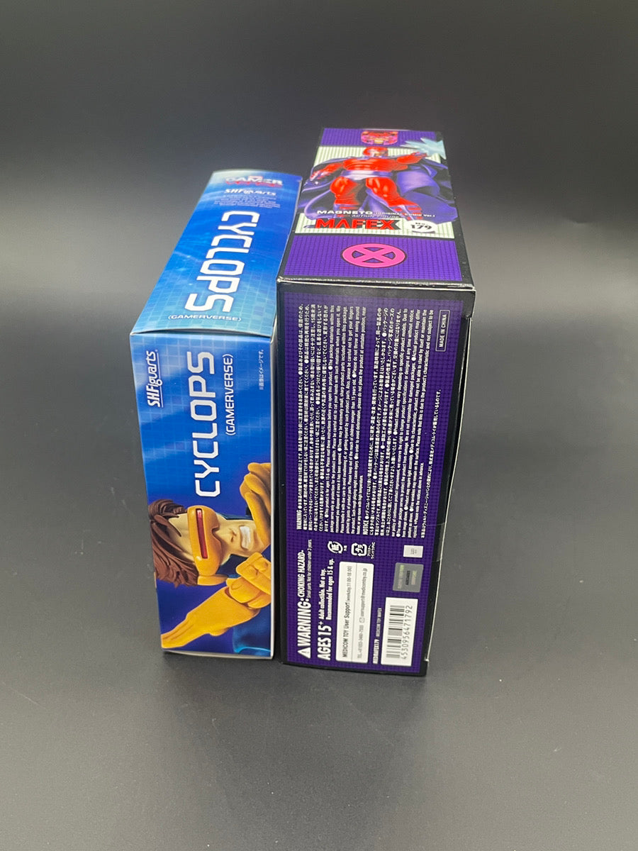 MAFEX No.179 Magneto Original Comic Ver & SHF Marvel Cyclops Gamerverse JAPAN