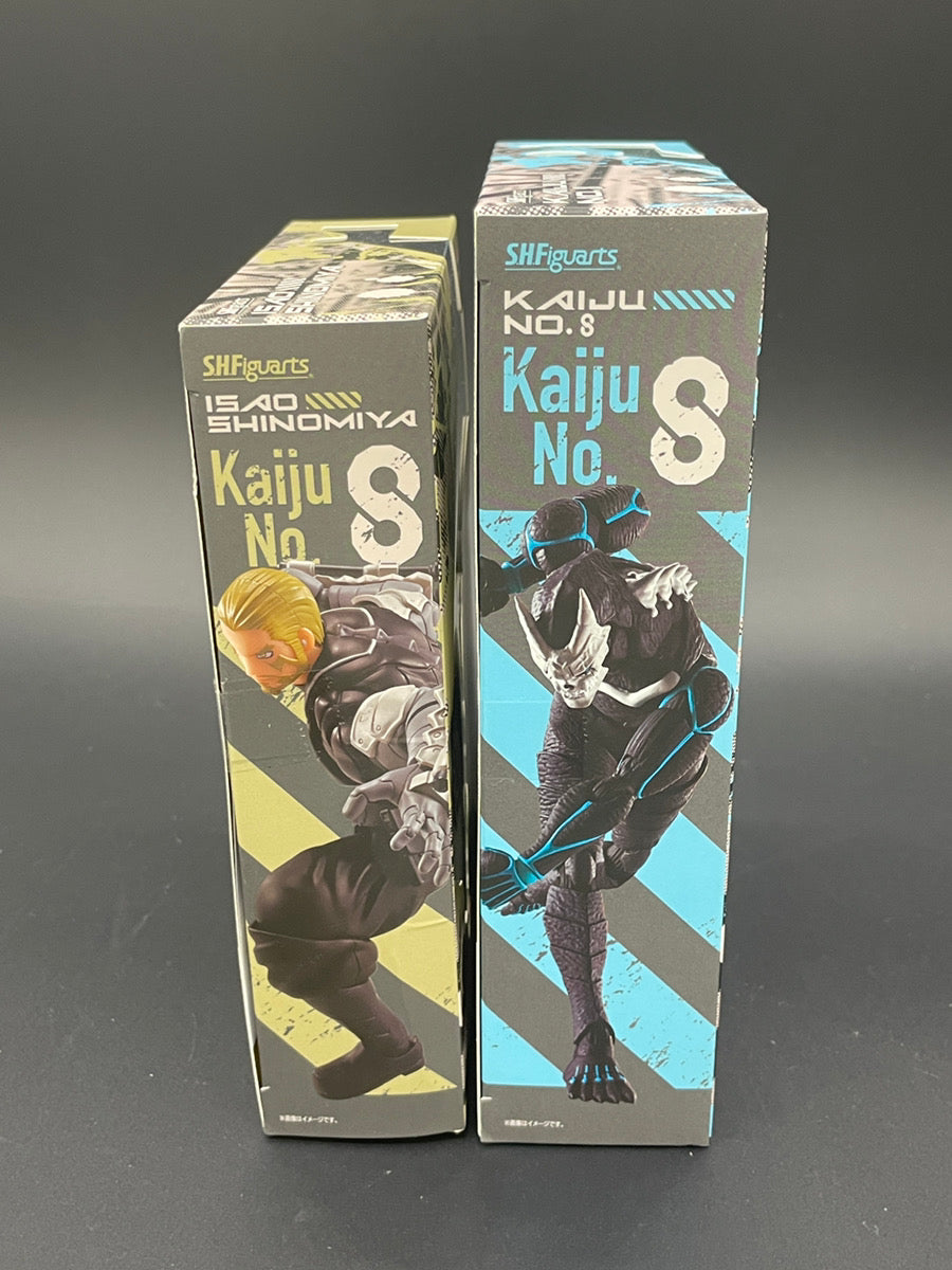 TAMASHII NATIONS Bandai S.H.Figuarts Kaiju No.8 & Isao Shinomiya Action Figures