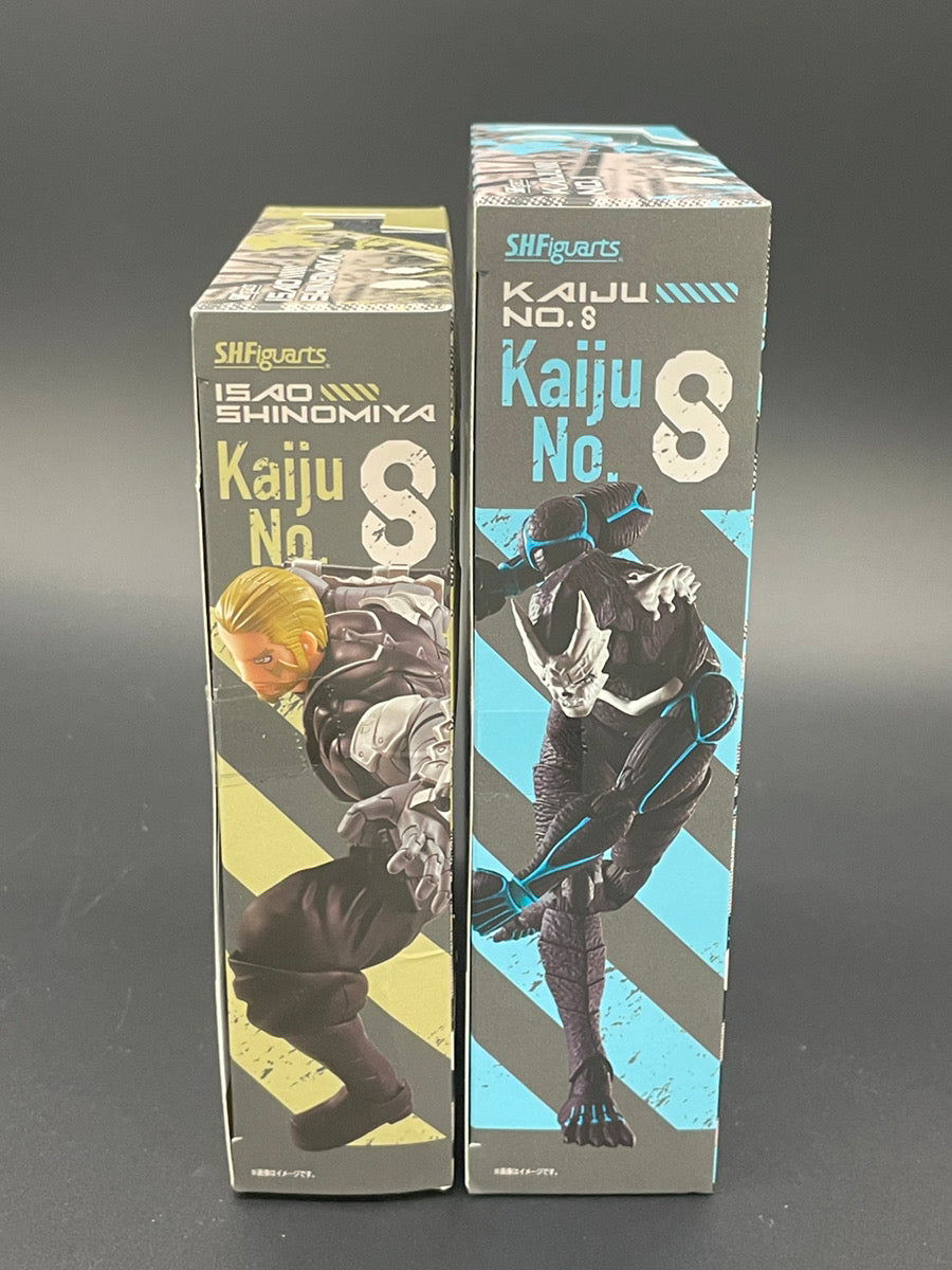 TAMASHII NATIONS Bandai S.H.Figuarts Kaiju No.8 & Isao Shinomiya Action Figures