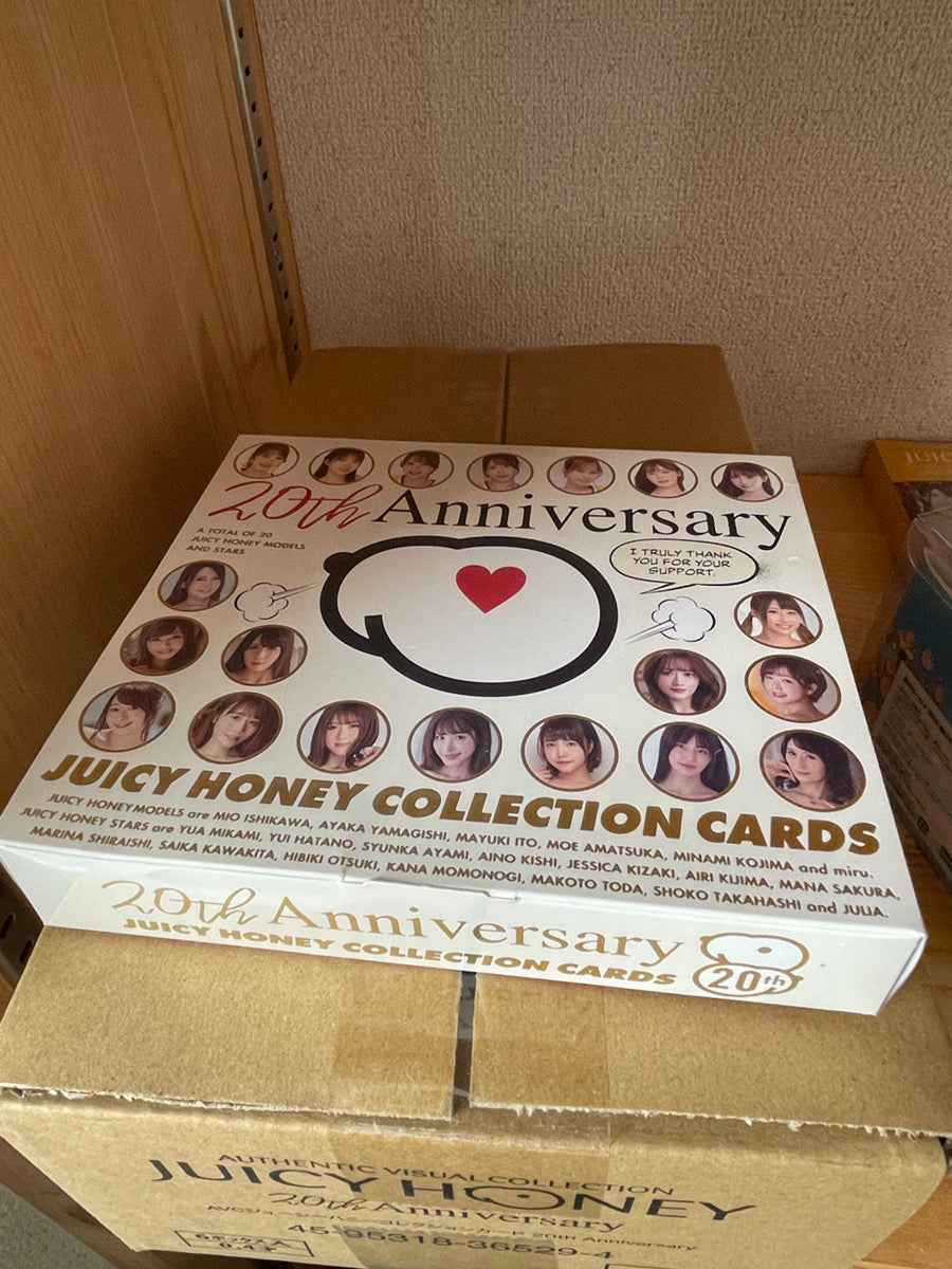 Juicy Honey Collection Card 20th Anniversary Trading Cards Special Edition BOX 48 Cards from Japan