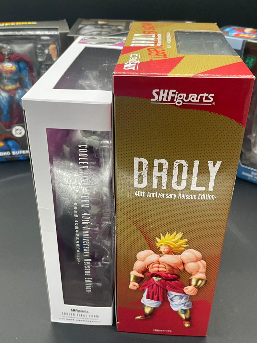 S.H.Figuarts Broly & Cooler Final Form 40th Figure Anniversary Reissue Set JAPAN