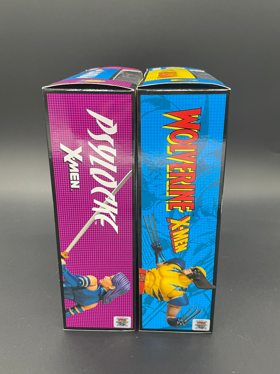 MAFEX Psylocke No.141 Wolverine No.096 X-Men Comic Ver Figure Set from Japan