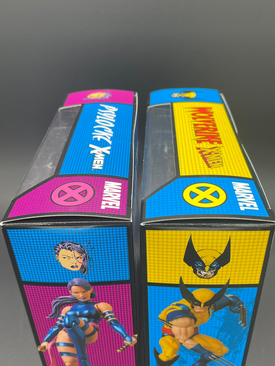 MAFEX Psylocke No.141 Wolverine No.096 X-Men Comic Ver Figure Set from Japan