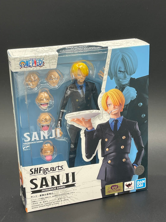 S.H.Figuarts One Piece Sanji Romance Dawn Action Figure 6.1in TAMASHII NATIONS